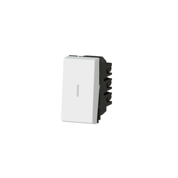 Перемикач EASYLED 1 модуль 20А 250В MOSAIC NEW 077060L колір білий