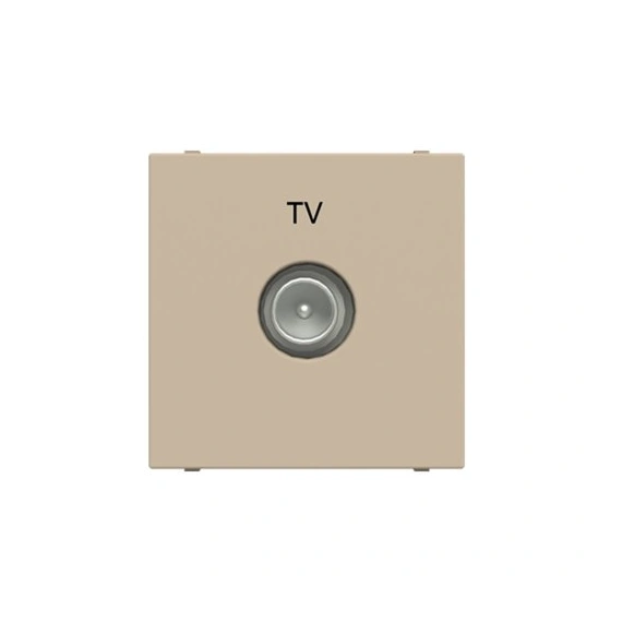 Розетка TV індивідуальна, 2 мод. N2250.7 CV, Zenit колір шампань