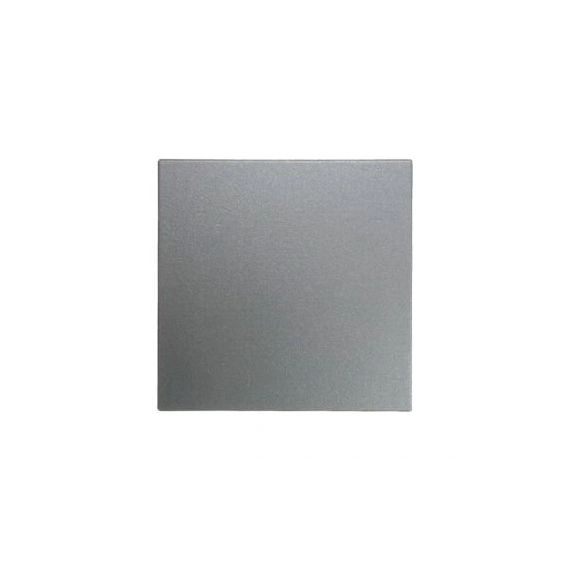 Клавіша вимикача 1-а Berker для колекцій S.1/B.3/B.7 GLAS, колір «алюміній матовий», 16201404