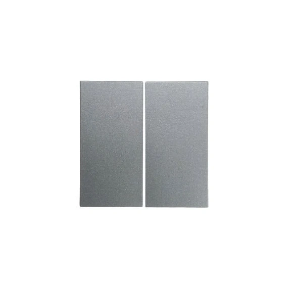 Клавиша выключателя 2-я Berker для коллекций S.1/B.3/B.7 GLAS, цвет «алюминий матовый», 16231404