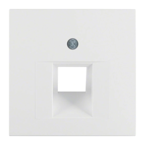 Накладка для розетки UAE/E-DAT, полярная белая, матовая S.1/B.3/B.7 GLAS 14071909