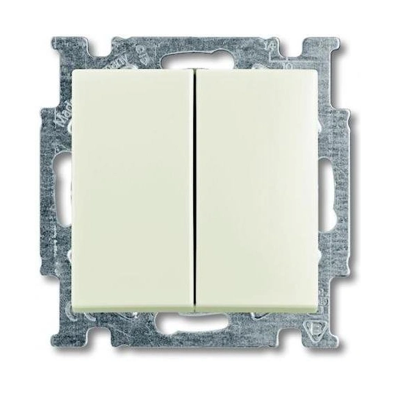 Выключатель 2-кл. Abb Basic55 цвет белый — Chalet