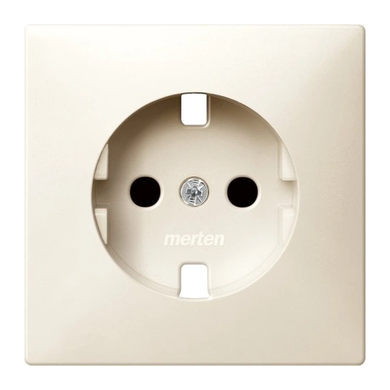 Накладка розетки с шторками Merten SD MTN2330-4044 Бежевый