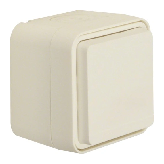 Розетка с ж/к защитой от детей IP55, полярно белый, 16А/250В W.1