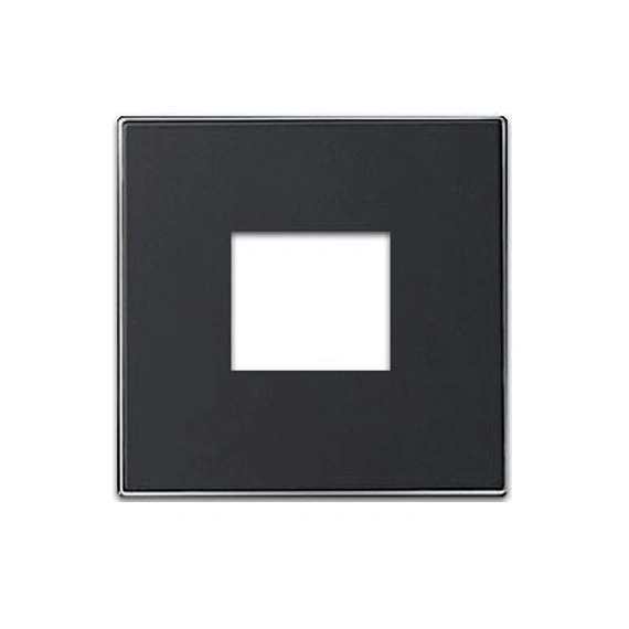 Лицьова панель USB-розетки Sky, Niessen, колір чорний бархат