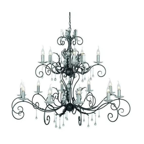 Люстра Elstead AMARILLI AML15 BLK/SILVER*