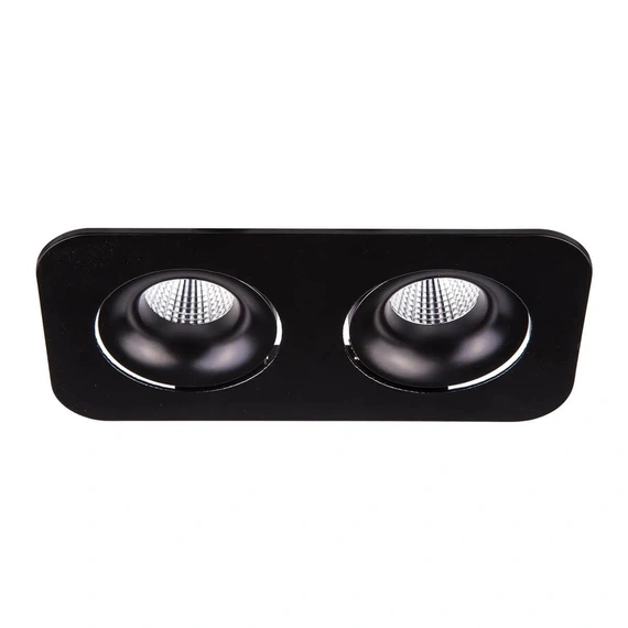 Врезной точечный светильник MJ-Light SL7464-2X7W BK 3000K