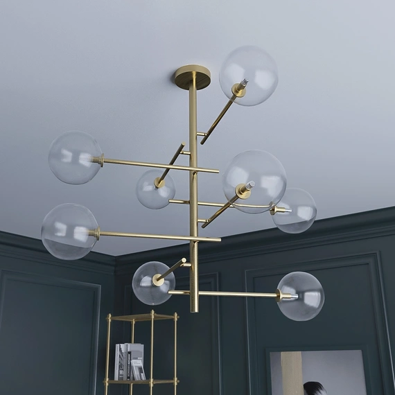 Люстра MJ-Light PURE 8 GD 16019