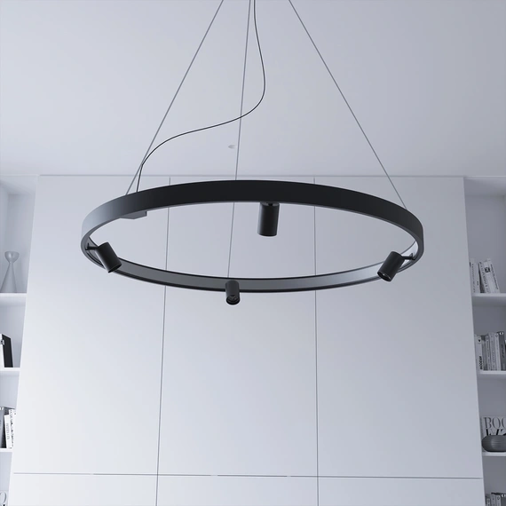 Люстра MJ-Light LOOP D740 4000K BK 12031
