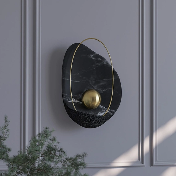Настінний світильник MJ-Light SHELL 3000K BK 10019