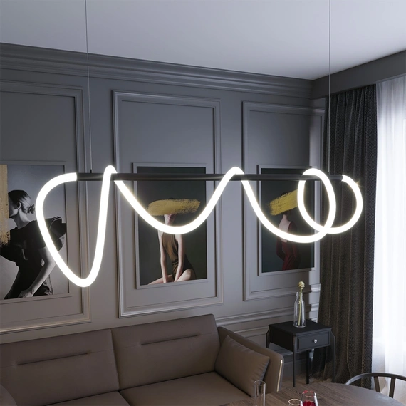 Підвісний світильник MJ-Light ROPE L120 4000K BK 10006