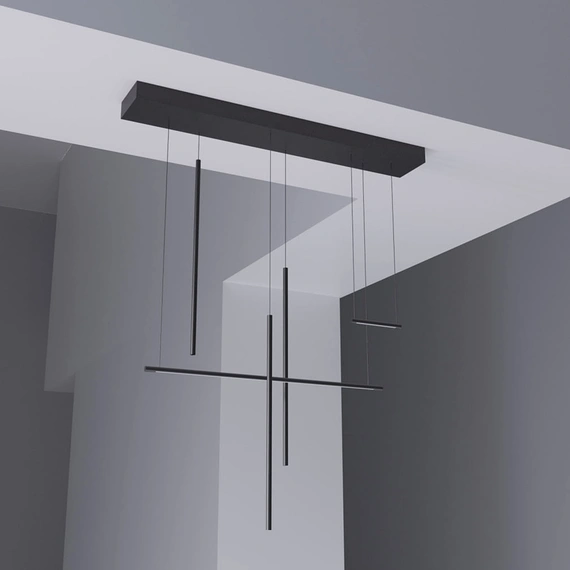Люстра MJ-Light APEX-L 4000K BK 18007