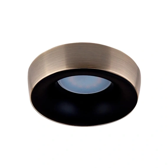 Врезной точечный светильник MJ-Light PRD 3557R-1 BR + PRD 3557-2 BK