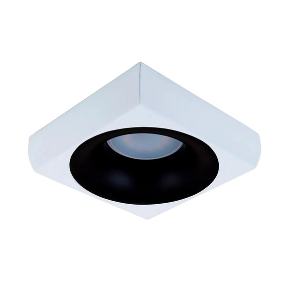 Врезной точечный светильник MJ-Light PRD 3557S-1 WH + PRD 3557-2 BK