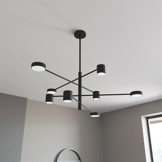 Люстра MJ-Light WINK 8 4000K BK 16031