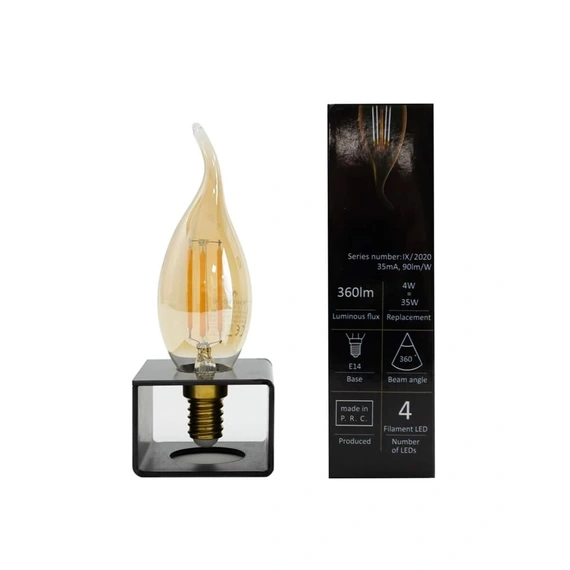 Лампа Nowodvorski 9793 Bulb vintage led E14 1x4W 2200K 440Lm Transparent