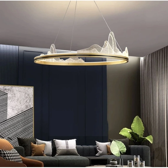 Люстра LAURIN 81460276 Діаметр: 100см Колір корпусу: Латунь
