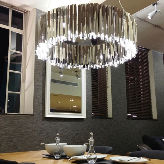Люстра CAMPO 40081150 Діаметр: 60см Колір корпусу: Хром