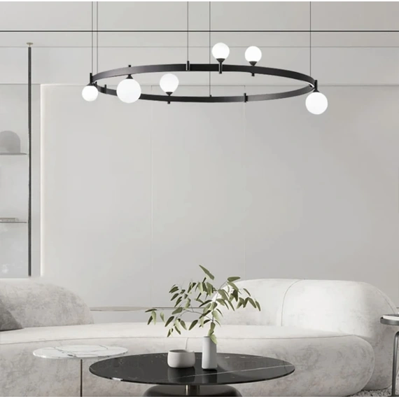 Люстра PESARO 68185485 Колір корпусу: Чорний