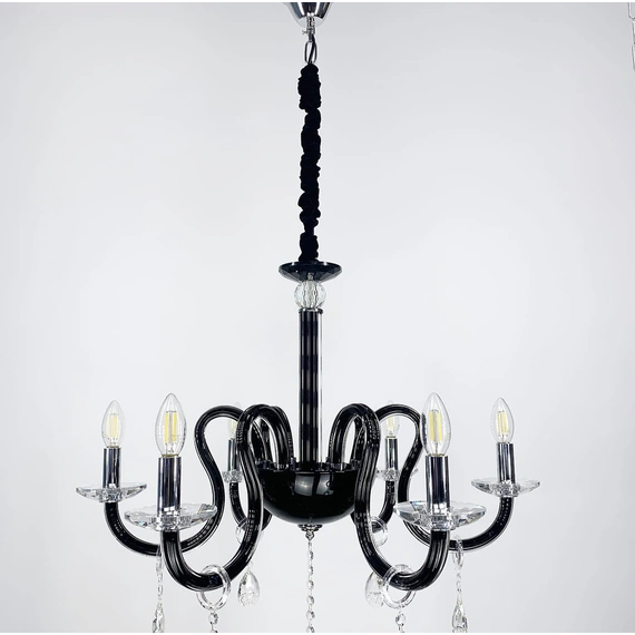 Люстра BLACK 54634189 Колір корпусу: Чорний