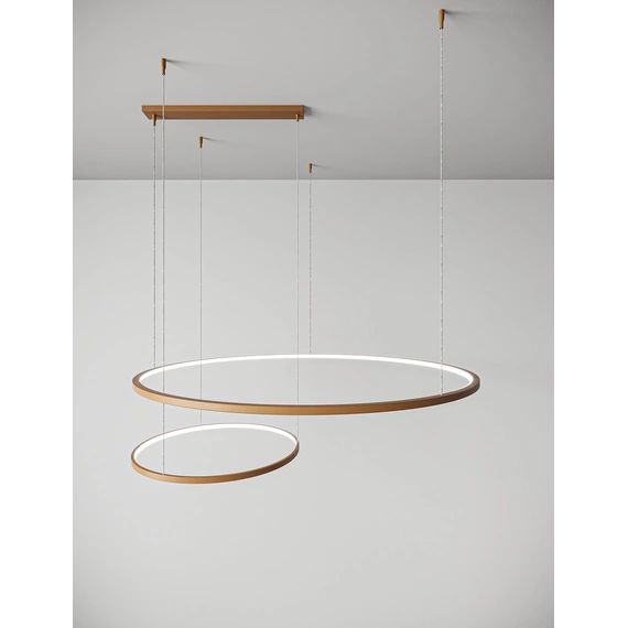 Підвісний світильник Ring Mix-Ocher brown-RAL8001