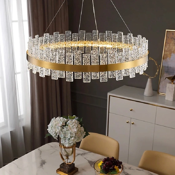 Люстра ANDREUS 80733304 Діаметр: 80см Колір корпусу: Латунь