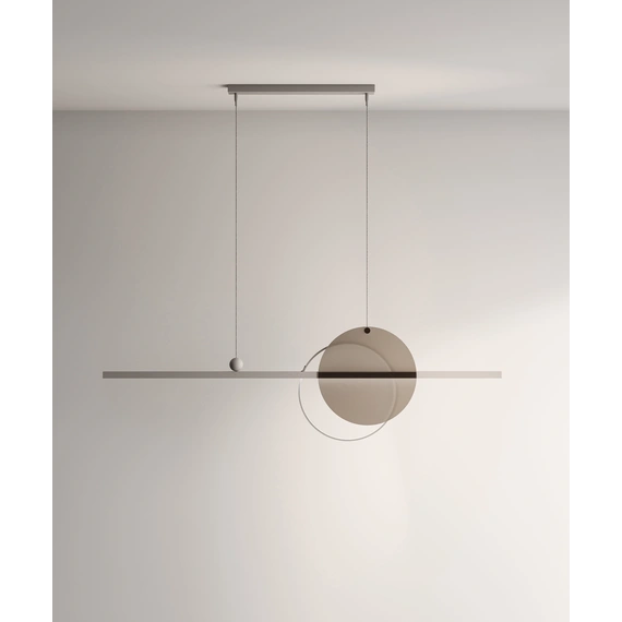 Підвісний світильник Mid glass 1200-Gray-RAL 7036