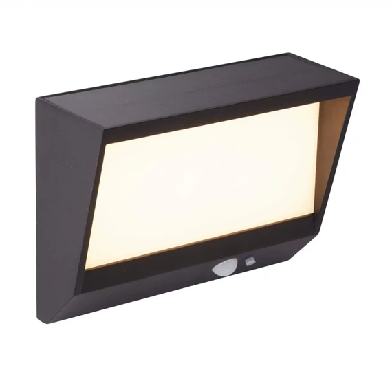 Светильник уличный Searchlight 67418BK SOLAR, с датчиком движения