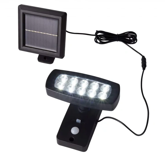 Світильник вуличний Searchlight 67423BK SOLAR, з датчиком руху