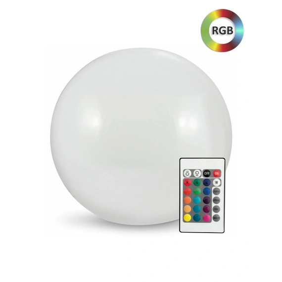 Світильник вуличний Goldlux 311368 Kula Led 3000K + RGB IP65 Wh