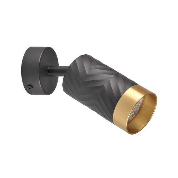 Спот Goldlux 323538 Arras GU10 1x10W IP20 BK