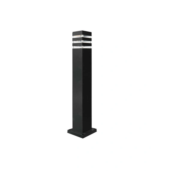 Вуличний світильник Goldlux 316189 Teksas E27 1x12W IP44 BK