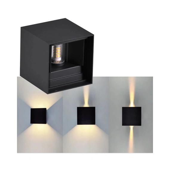 Вуличний світильник Goldlux 318572 Kioto G9 1x5W IP44 BK