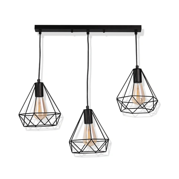 Подвесной светильник Goldlux 314628 Vigo E27 3x20W IP20 BK