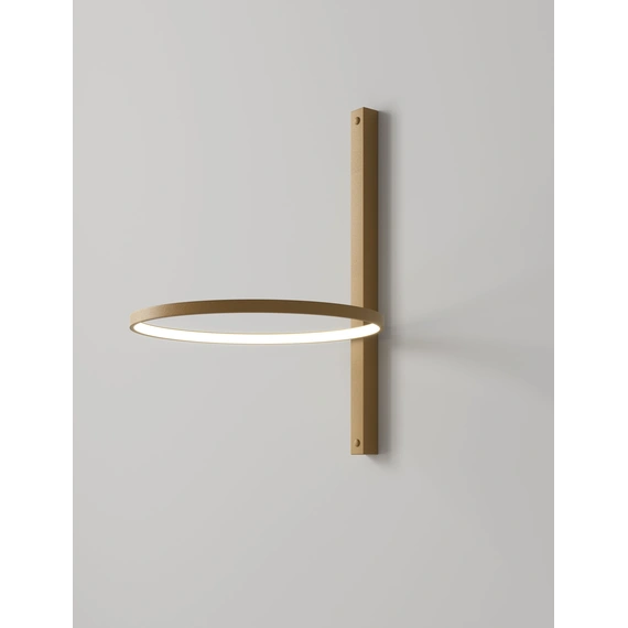 Бра Ring B with cord-Ocher brown-RAL 8001