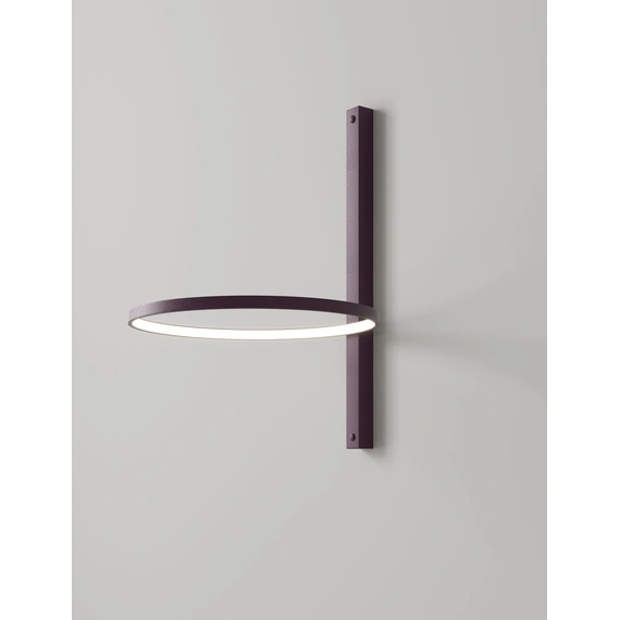 Бра Ring B with cord-Purple violet-RAL 4007