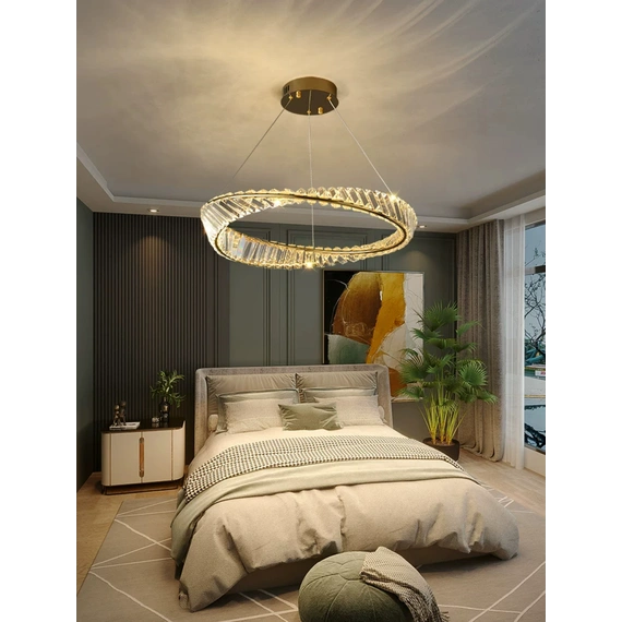 Люстра Gold Crystal Circle