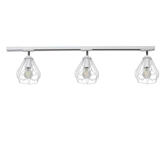 Трековий світильник на три плафони стельовий Track-3 Bevel TL165-1000-3 White Atmolight
