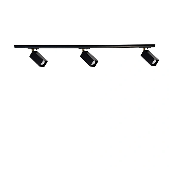 Трековий світильник на три плафони стельовий Track-3 Chime Q TL110-1000-3 Black Atmolight
