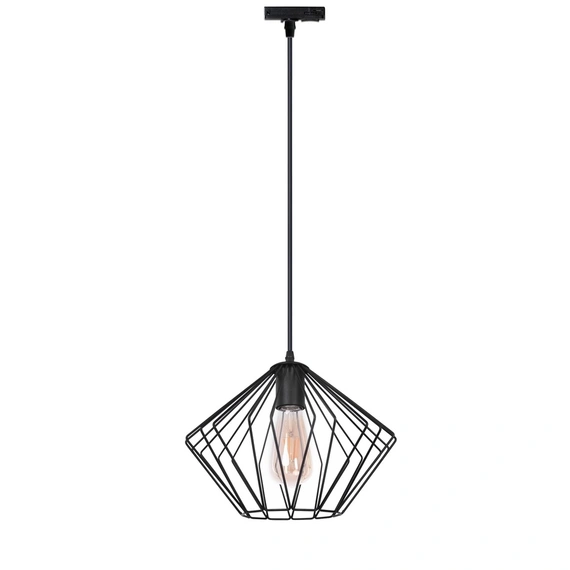 Трековий світильник підвісний Тrack Rhomb-S TP300-1000 Black Atmolight