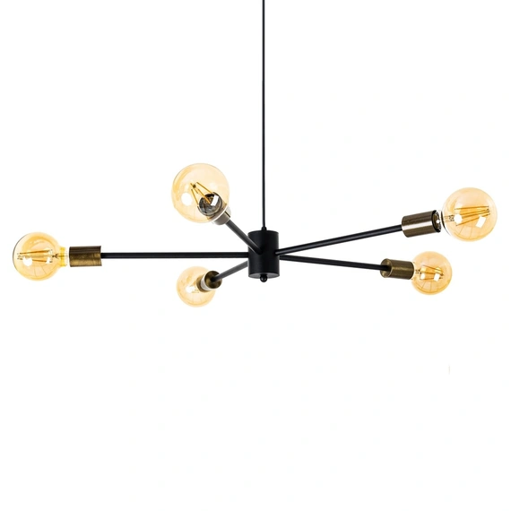Люстра (світильник підвісний) Star P 5 840/320 Black/BrushGold Atmolight
