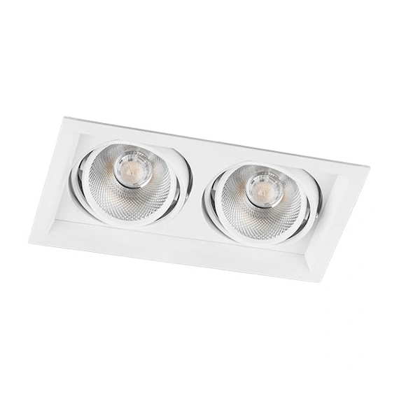 Карданний світильник Feron AL202 2x LED 12W білий 29774