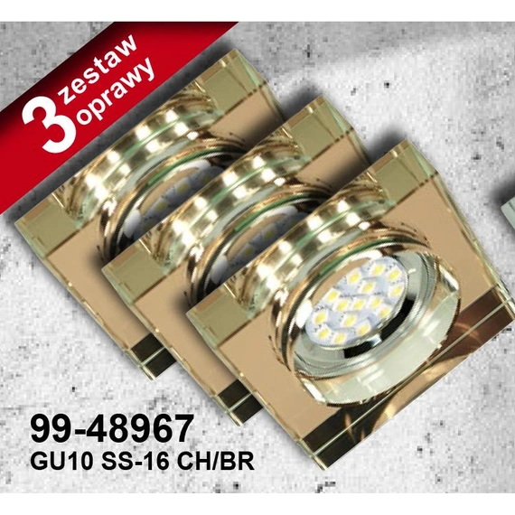 Точковий світильник Candellux 99-48967 SS-17 (набір 3 шт)