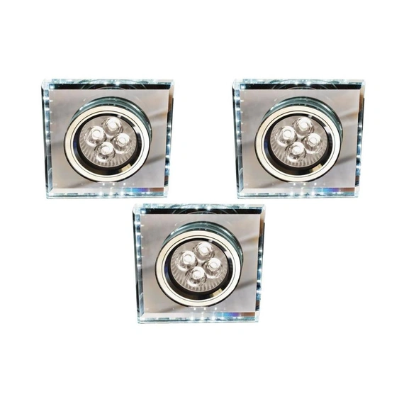 Точковий світильник Candellux 99-54746 SS-22 (набір 3 шт)