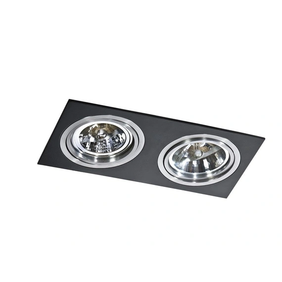 Точечный светильник Azzardo Siro 2 GM2200 BK/ALU (AZ0772)