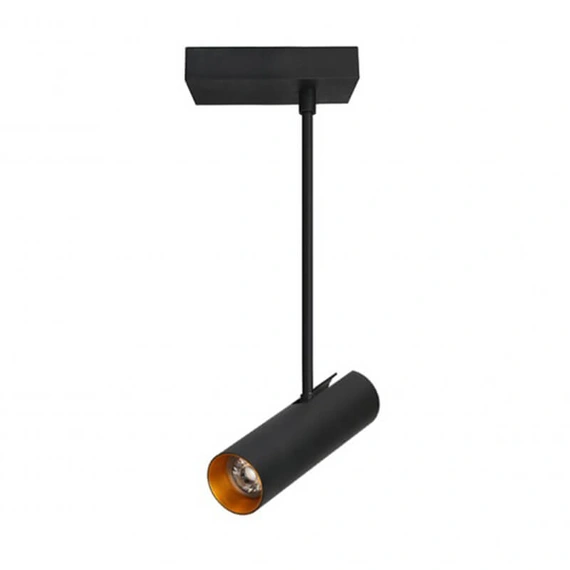 Светильник-спот AZzardo LENS Square AZ3515 black/gold