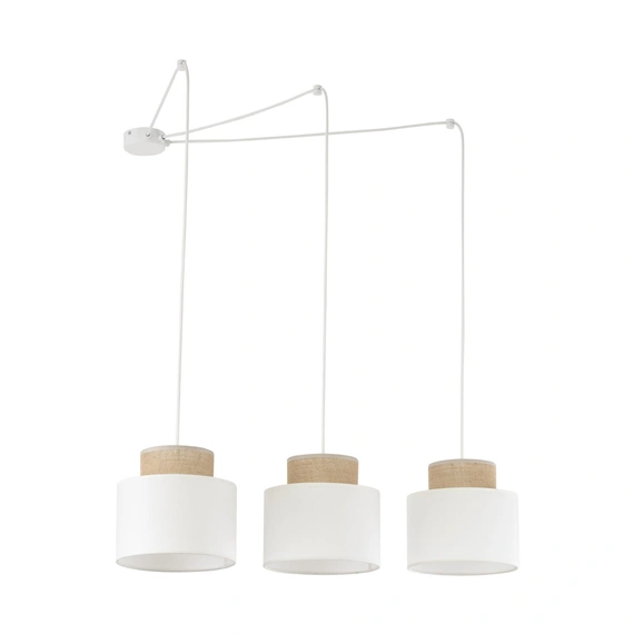 Підвісний світильник TK-Lighting DUO WHITE JUTA 3 2345