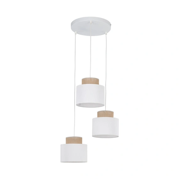 Підвісний світильник TK-Lighting DUO WHITE JUTA 3 2594
