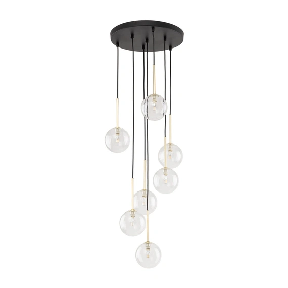 Підвісний світильник TK-Lighting NILOS BLACK/GOLD 7 5362