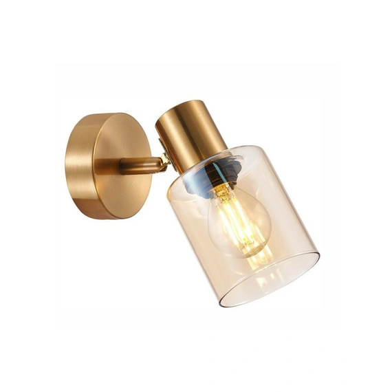 Бра Italux SPL-65342-1-BRO-AMB Santia E14 1x40W IP20 Gold